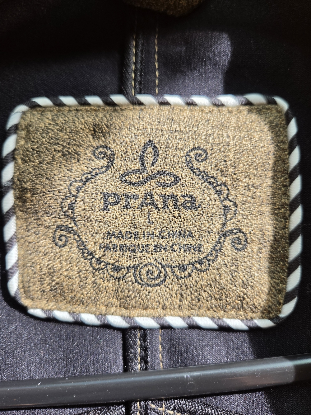 Prana Brown Double-Breasted Trench Coat - Picture 5 of 5